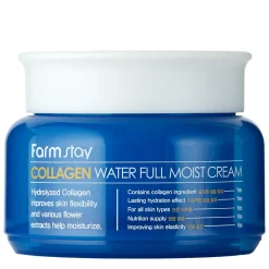 Farmstay - Collagen Water Full Moist Cream - Nawilżający Krem z Kolagenem do Twarzy - 100g