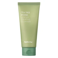 Farmstay - Tea Tree Biome Low pH Calming Cleanser - Kojący Żel do Oczyszczania Twarzy - 180ml