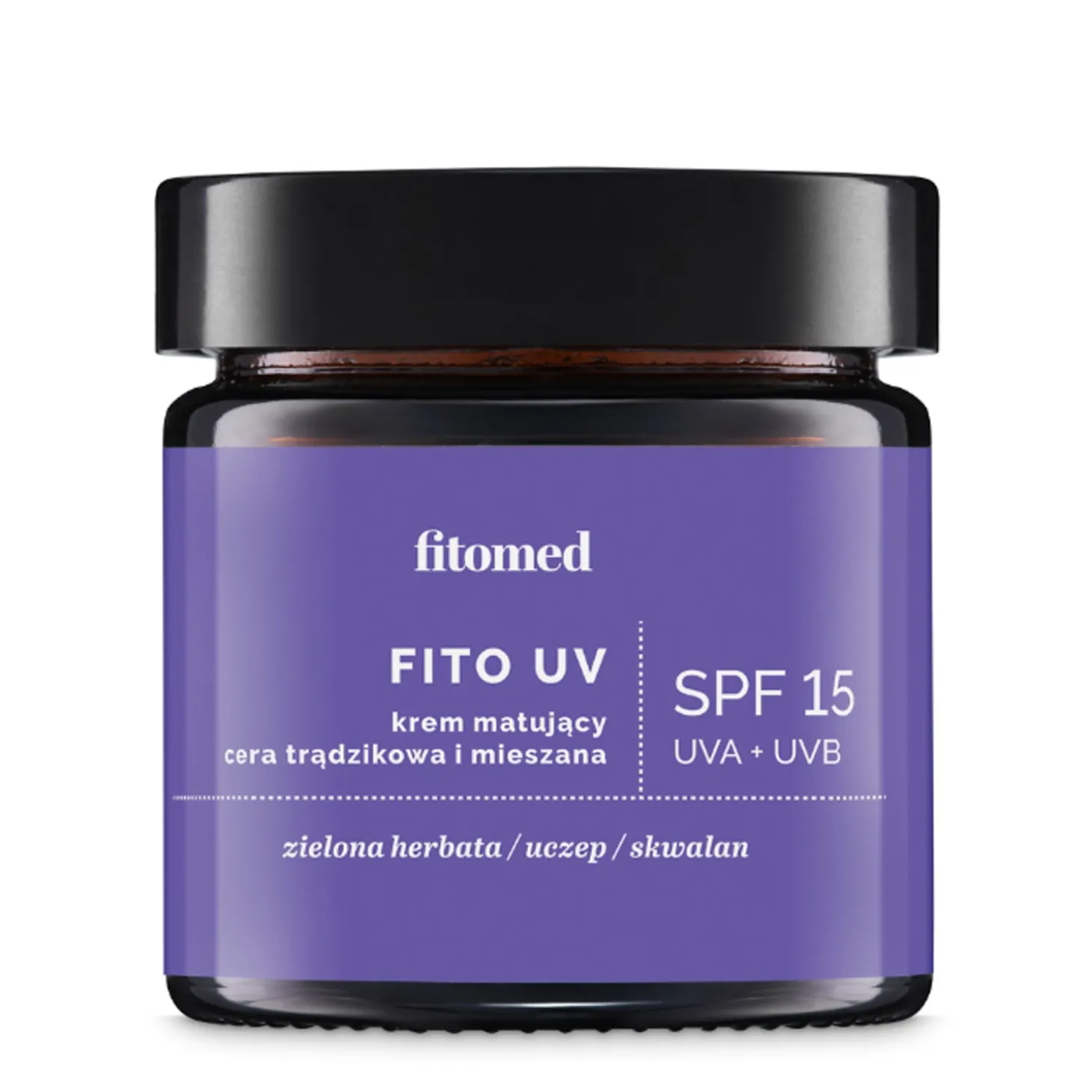 Fitomed - Fito UV SPF15 - Krem Matujący do Cery Trądzikowej i Mieszanej - 55g