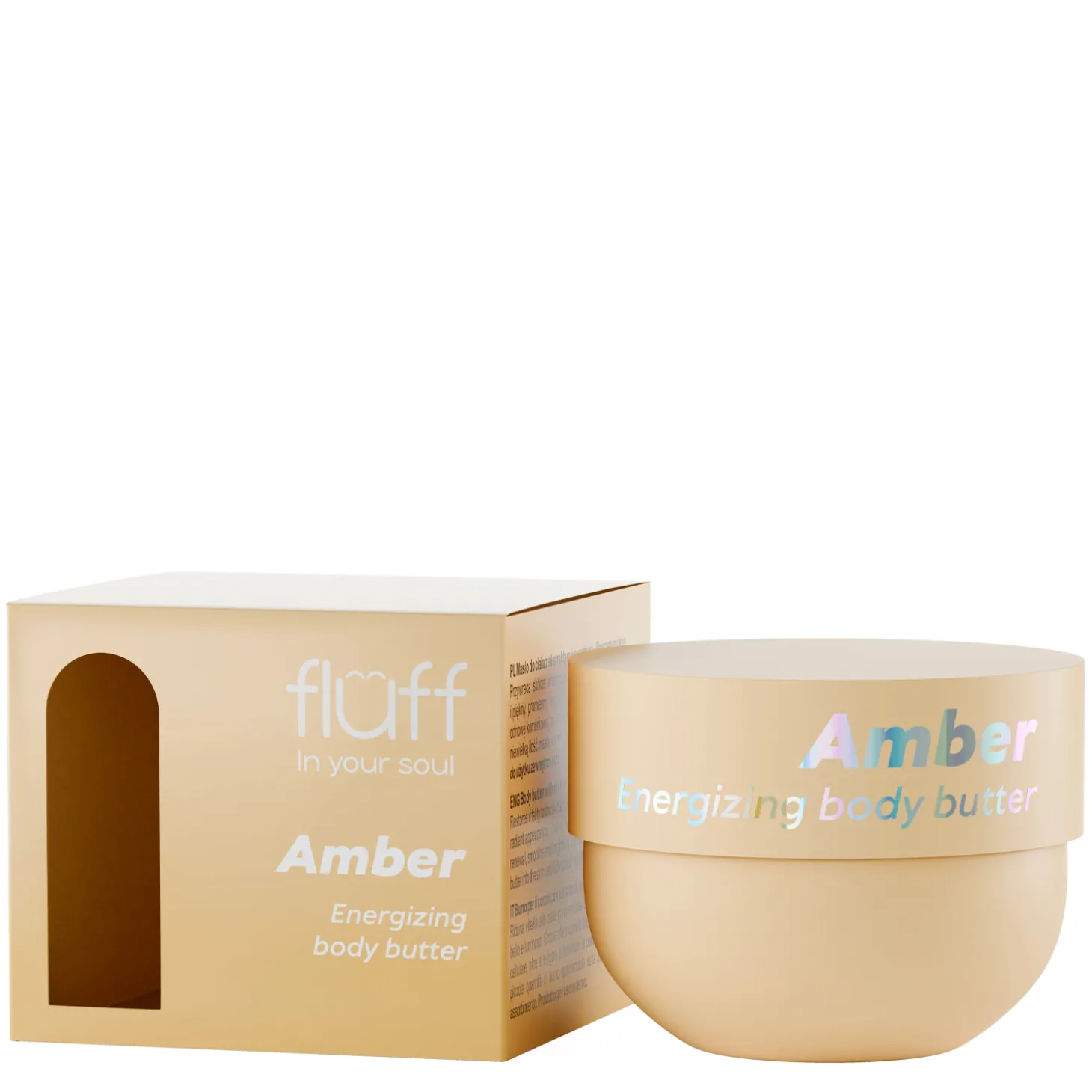 Fluff - Masło do Ciała z Bursztynem - Energetyzujące - 150ml