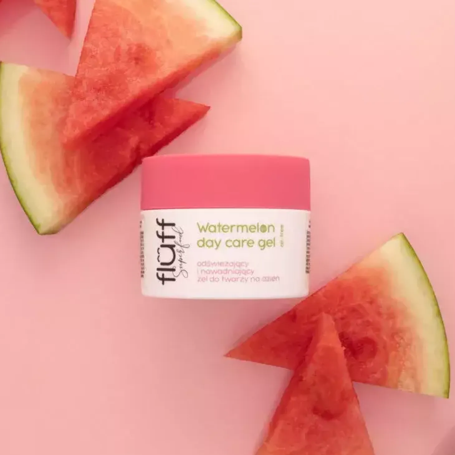 Fluff - Watermelon Day Care Gel - Odświeżający i Nawadniający Żel do Twarzy - 50ml