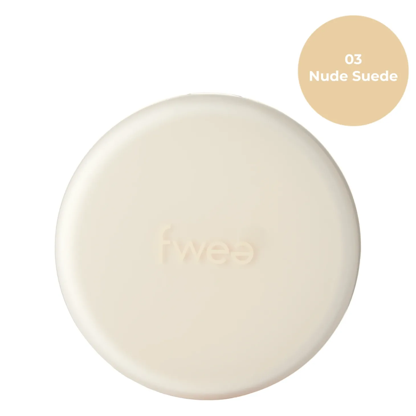 Fwee - Cushion Suede SPF50+ PA+++ - Nawilżający Podkład do Twarzy w Poduszce - 03 Nude Suede - 15g