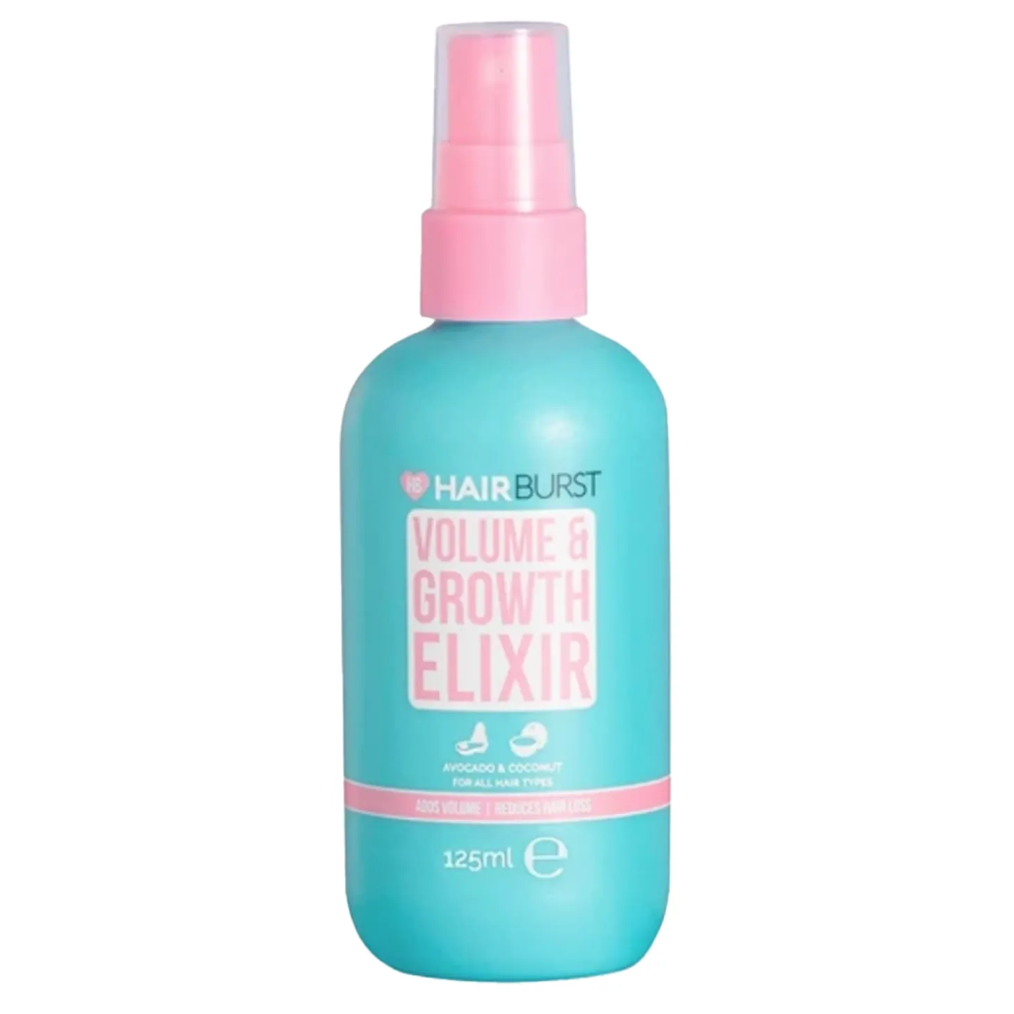 Hairburst - Elixir Volume & Growth Spray - Spray Zwiększający Objętość i Wspomagający Porost Włosów - 125ml