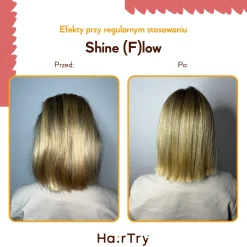 HairTry - Shine (f)low - Emolientowa Odżywka do Włosów Niskoporowatych - 250ml - OUTLET