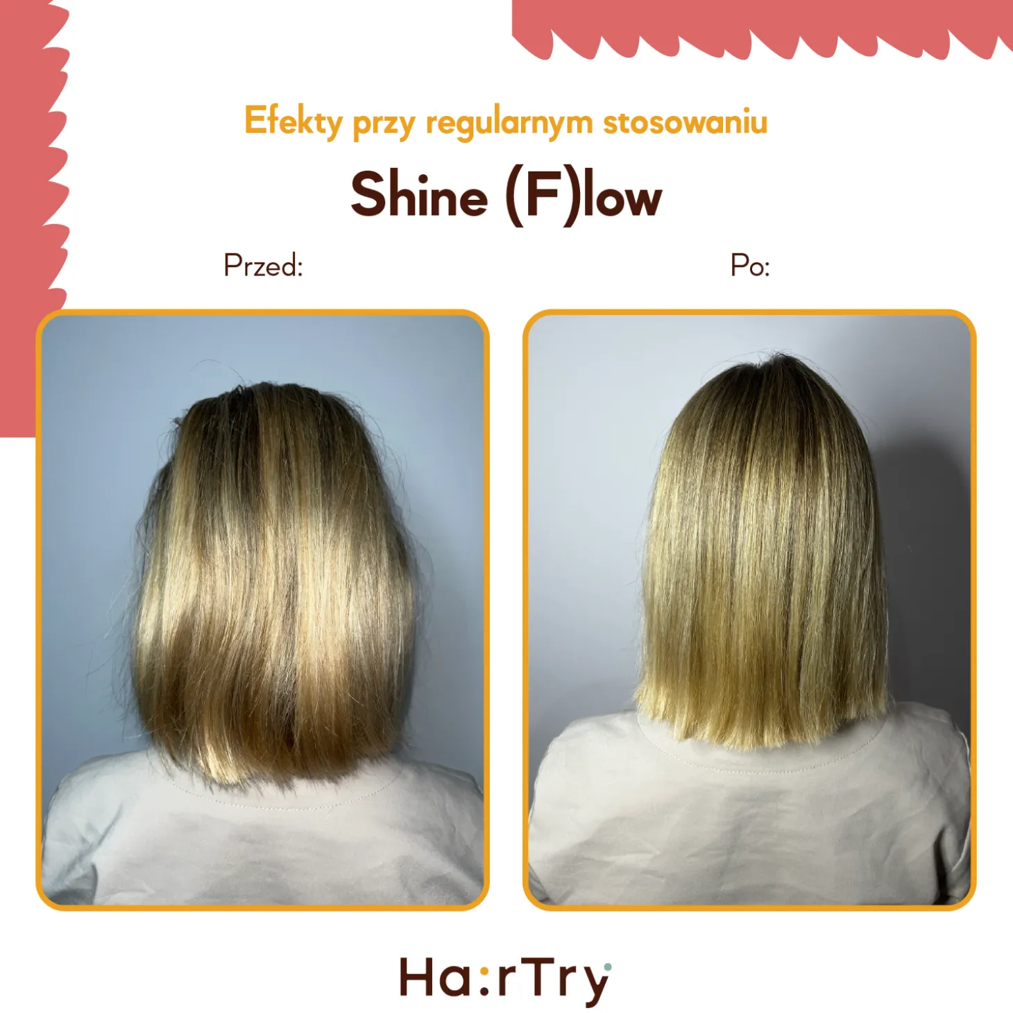 HairTry - Shine (f)low - Emolientowa Odżywka do Włosów Niskoporowatych - 250ml - OUTLET
