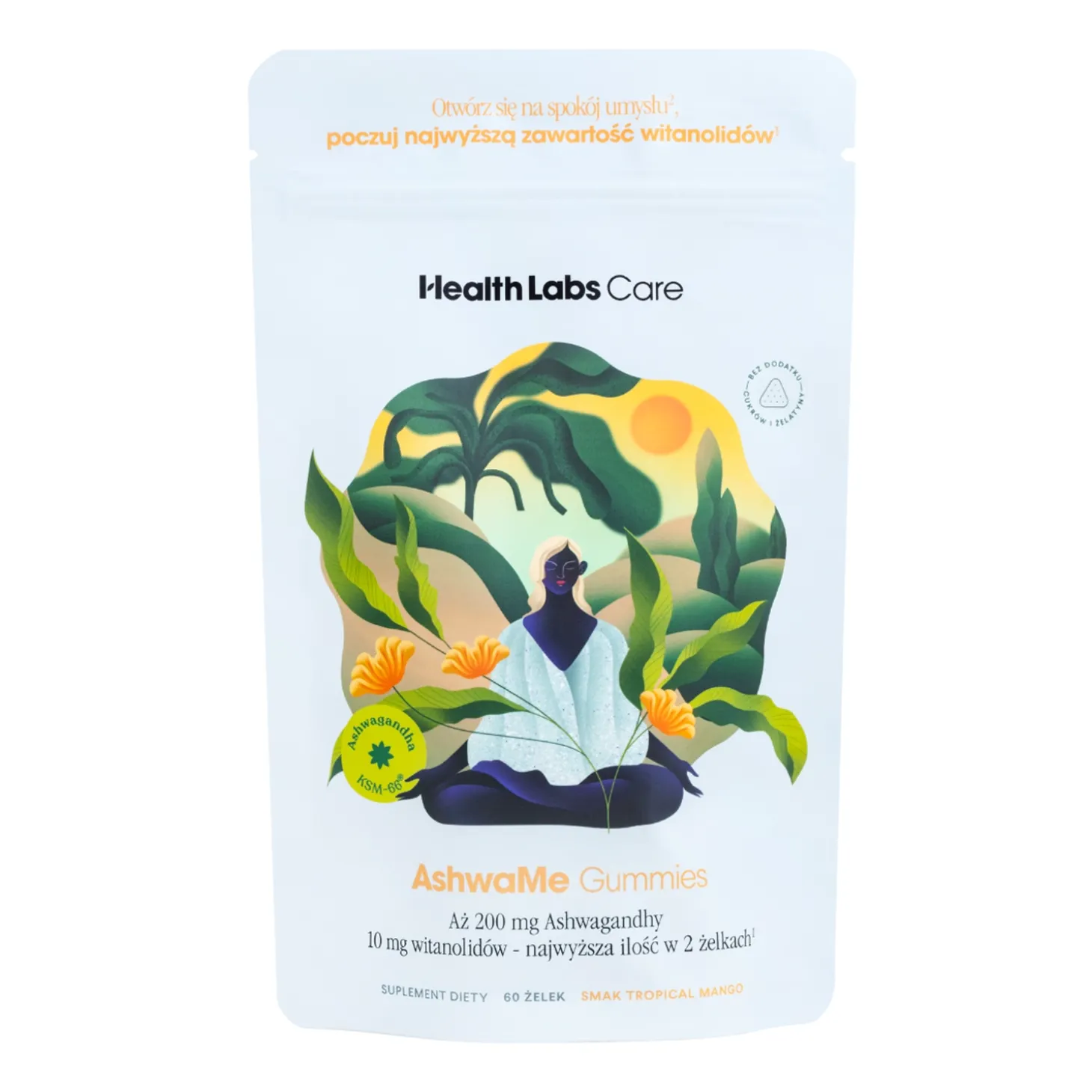 Health Labs Care - AshwaMe Gummies - Ashwagandha w Żelkach - 60 szt