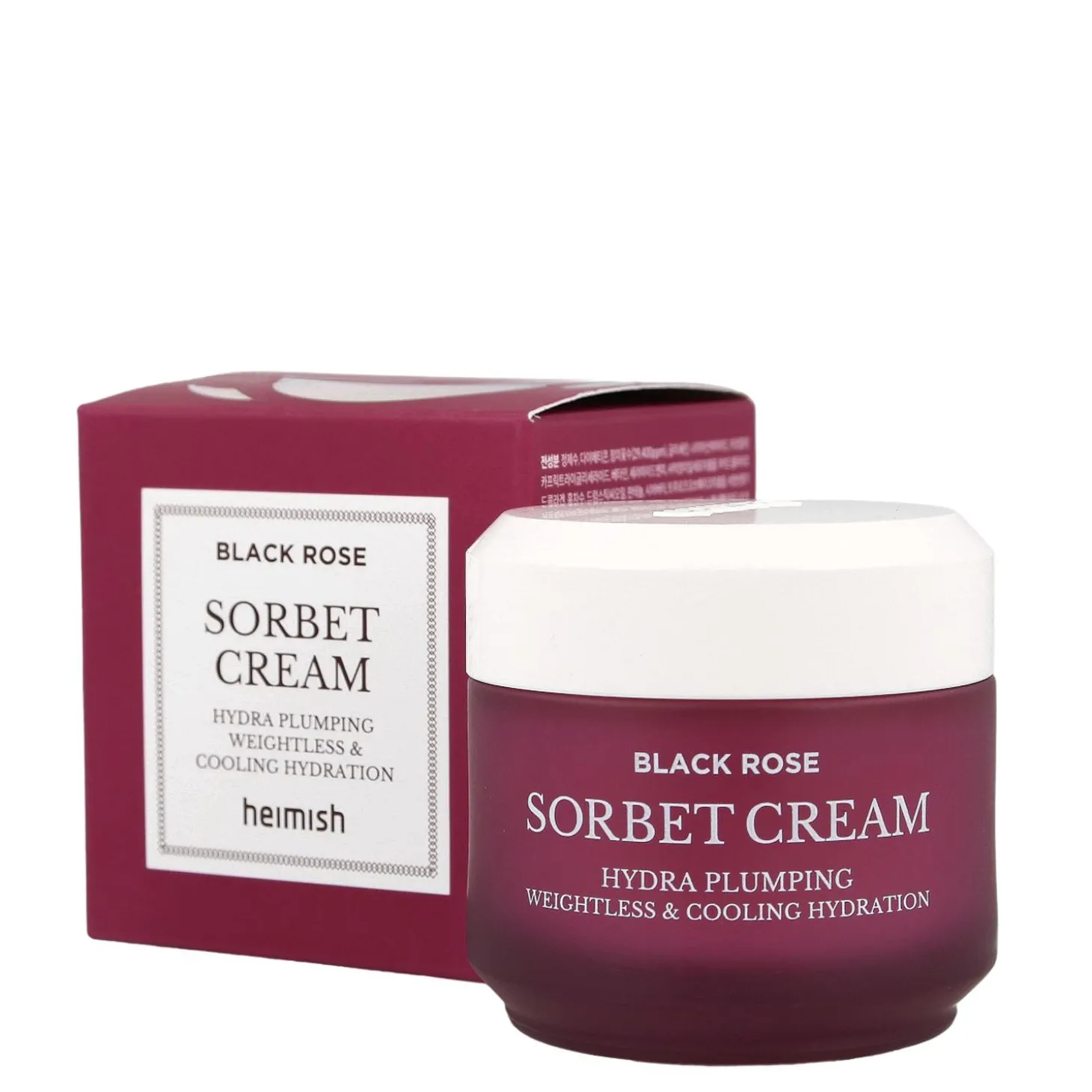 Heimish - Black Rose Hydra Plumping Sorbet Cream - Nawilżający Krem do Twarzy - 50ml