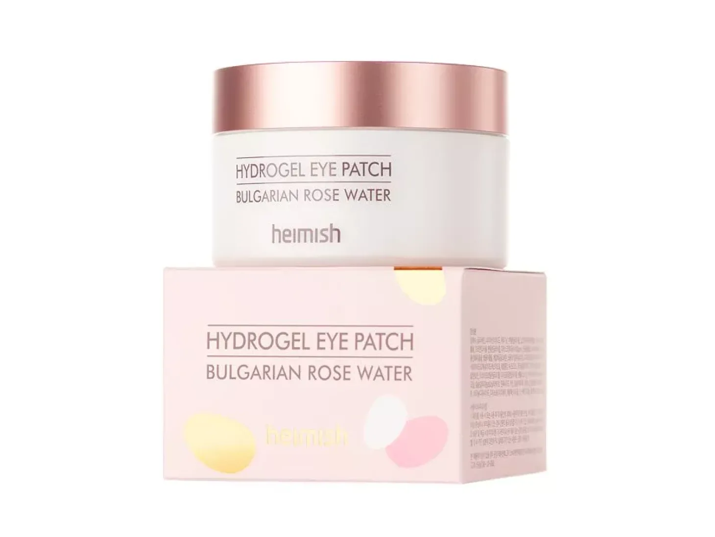 Heimish - Bulgarian Rose Hydrogel Eye Patch - Hydrożelowe Płatki pod Oczy z Wodą Różaną - 60 sztuk