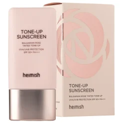 Heimish - Bulgarian Rose Tone-up Sunscreen SPF50+ PA+++ - Krem Tonujący z Wysoką Ochroną Przeciwsłoneczną - 30ml