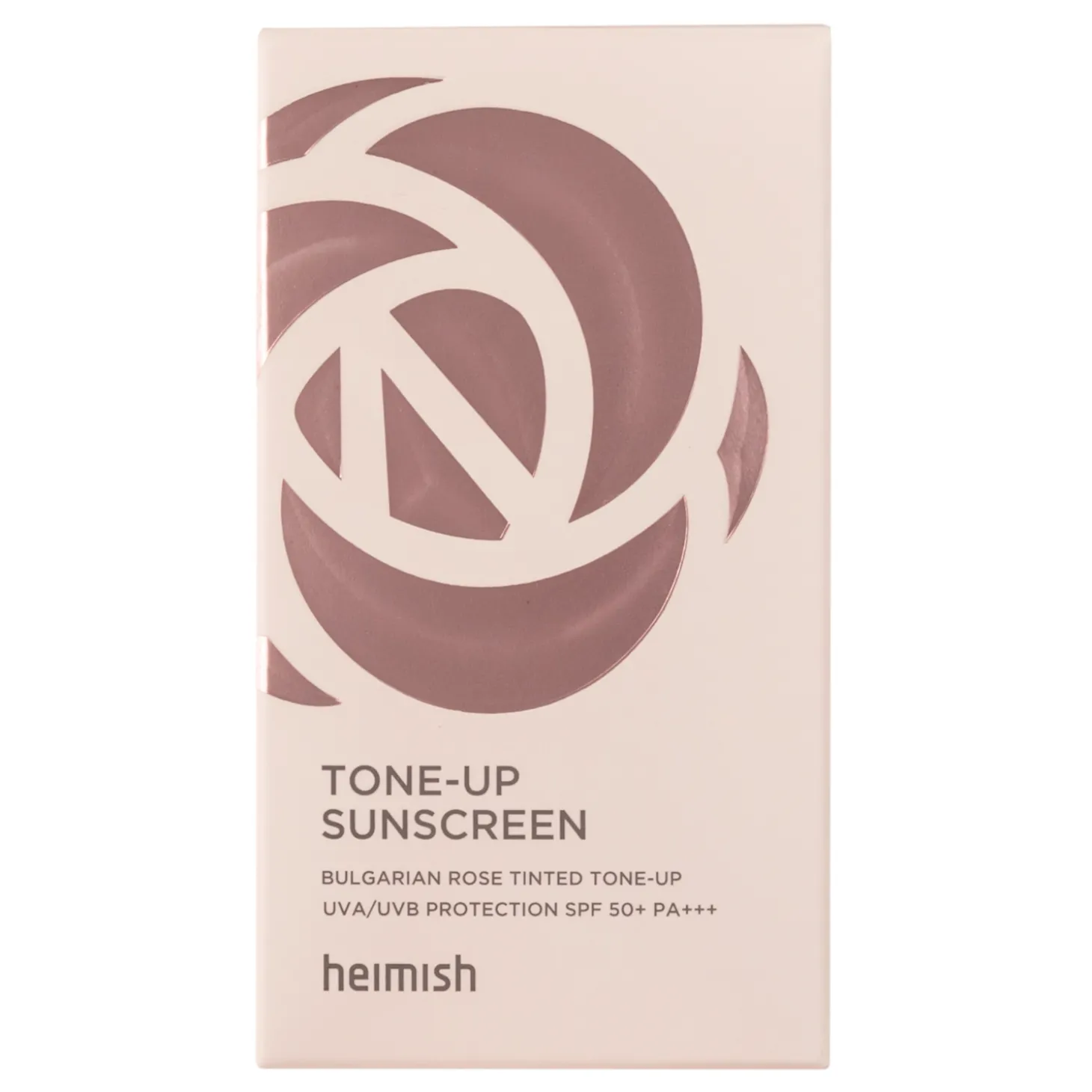 Heimish - Bulgarian Rose Tone-up Sunscreen SPF50+ PA+++ - Krem Tonujący z Wysoką Ochroną Przeciwsłoneczną - 30ml