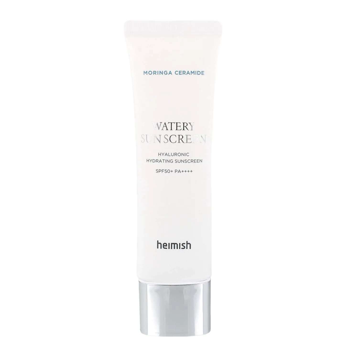 Heimish - Moringa Ceramide Hyaluronic Acid Hydrating Watery Sunscreen SPF 50+ PA++++ - Ceramidowy Krem z Filtrem - 50ml