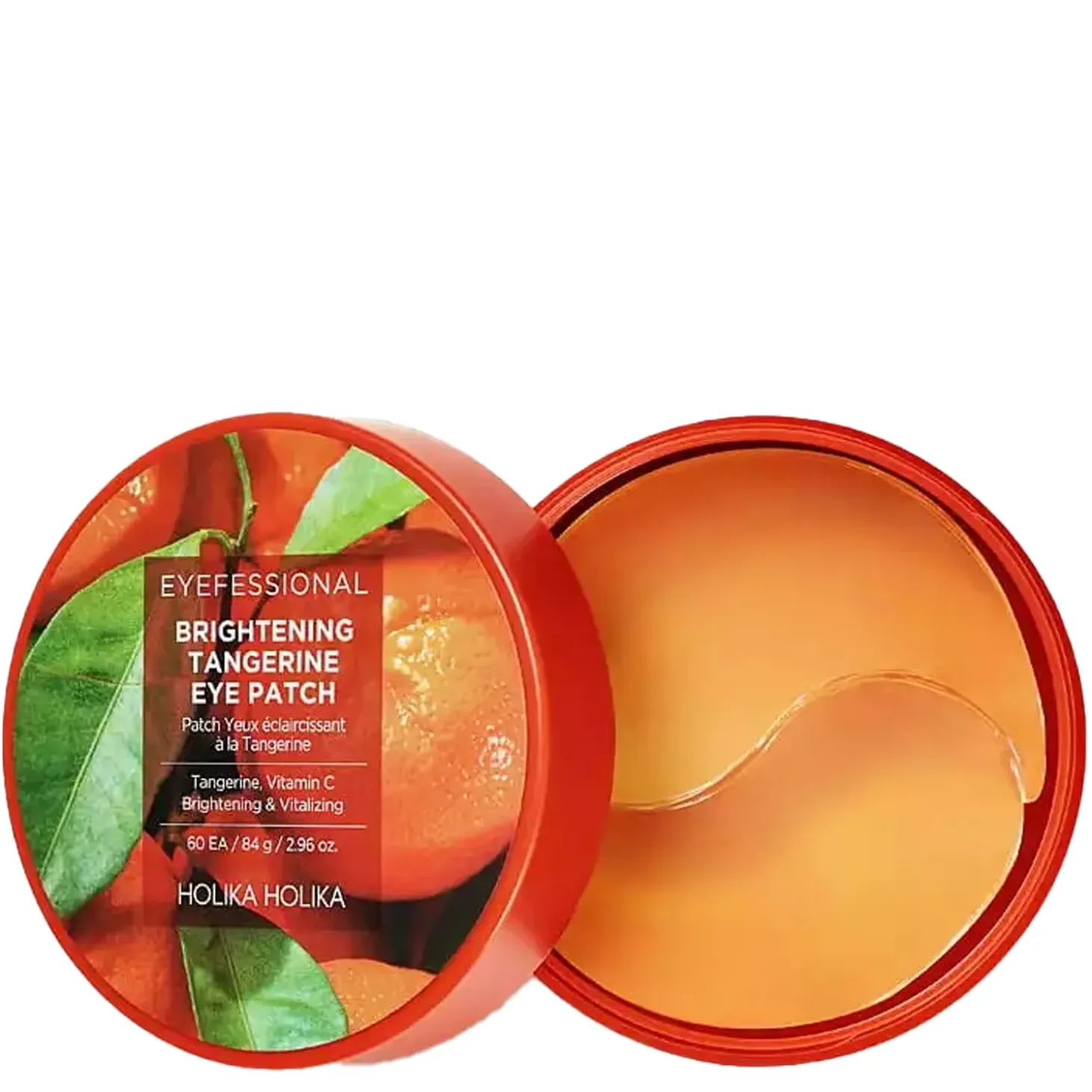 Holika Holika - Eyefessional Brightening Tangerine Eye Patch - Hydrożelowe Płatki pod Oczy - 60szt.