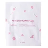 Hyggee - Active Red Flower Mask - Rewitalizująca Maska do Twarzy w Płachcie - 1szt/35ml