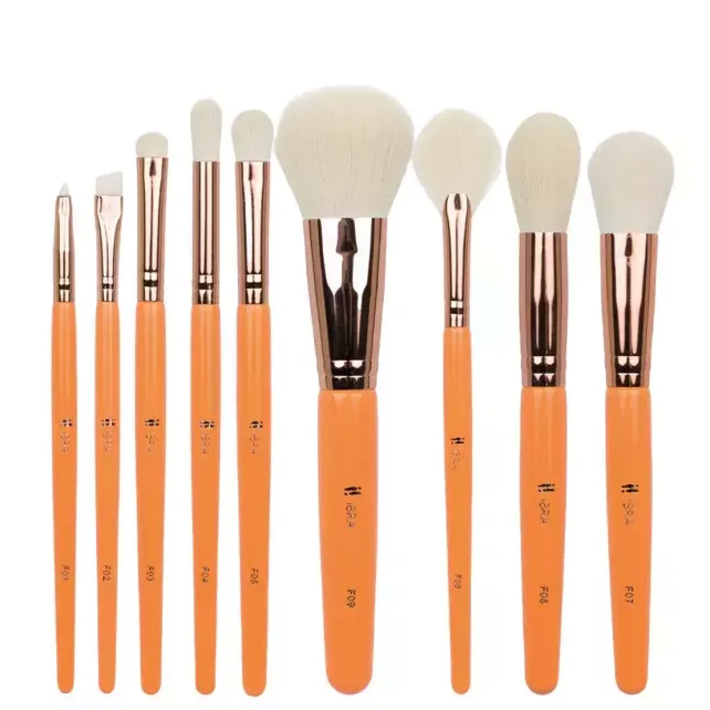Ibra Makeup - Zestaw Pędzli do Makijażu Fresh - 9szt.