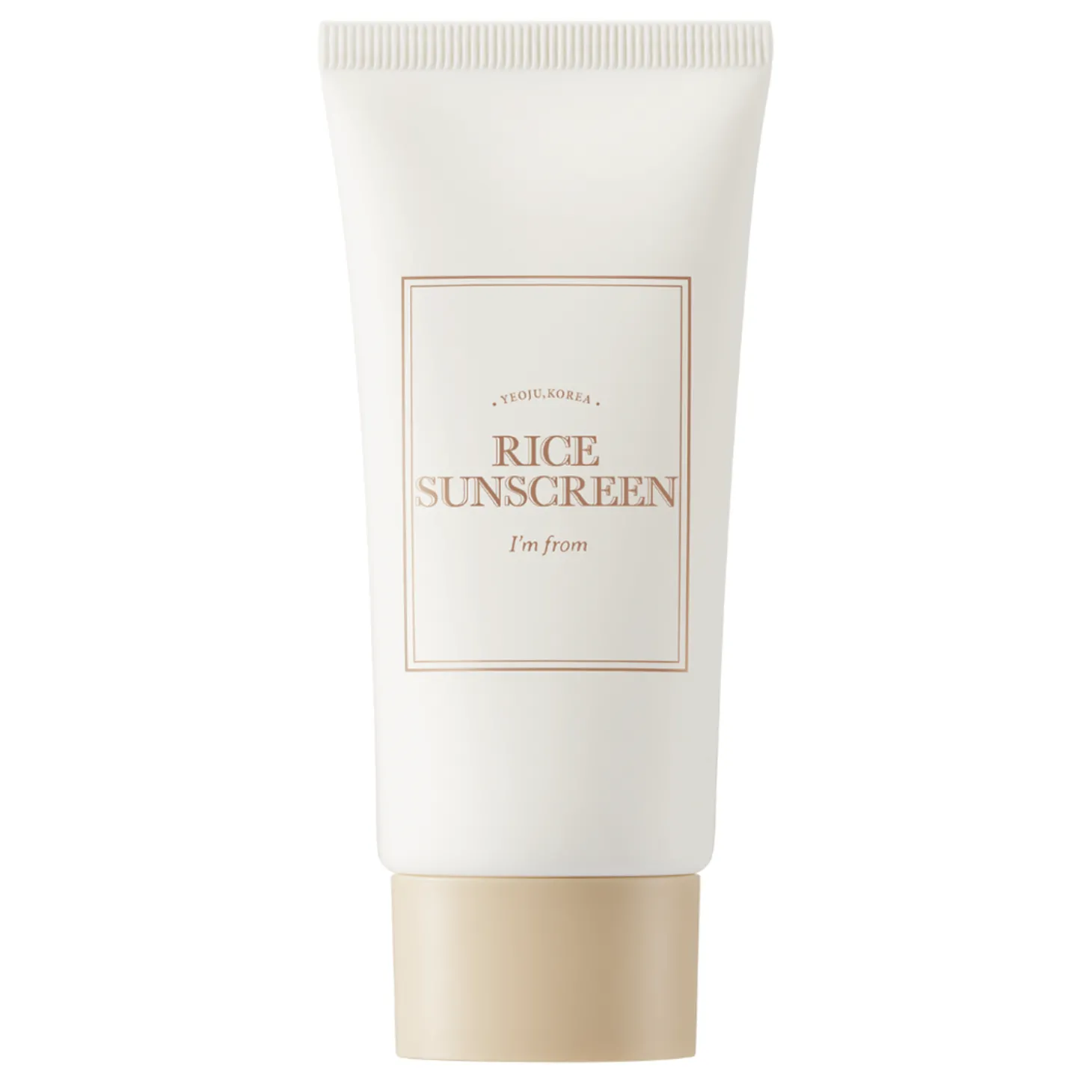I'm From - Rice Sunscreen SPF50+ PA++++ - Nawilżający Krem do Twarzy z Filtrem - 50ml