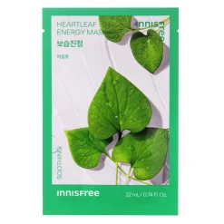 Innisfree - Squeeze Energy Mask - Heartleaf - Soothing - Kojąca Maska w Płachcie - 22ml
