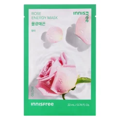 Innisfree - Squeeze Energy Mask - Rose - Glow - Maska w Płachcie Dodająca Blasku - 22ml