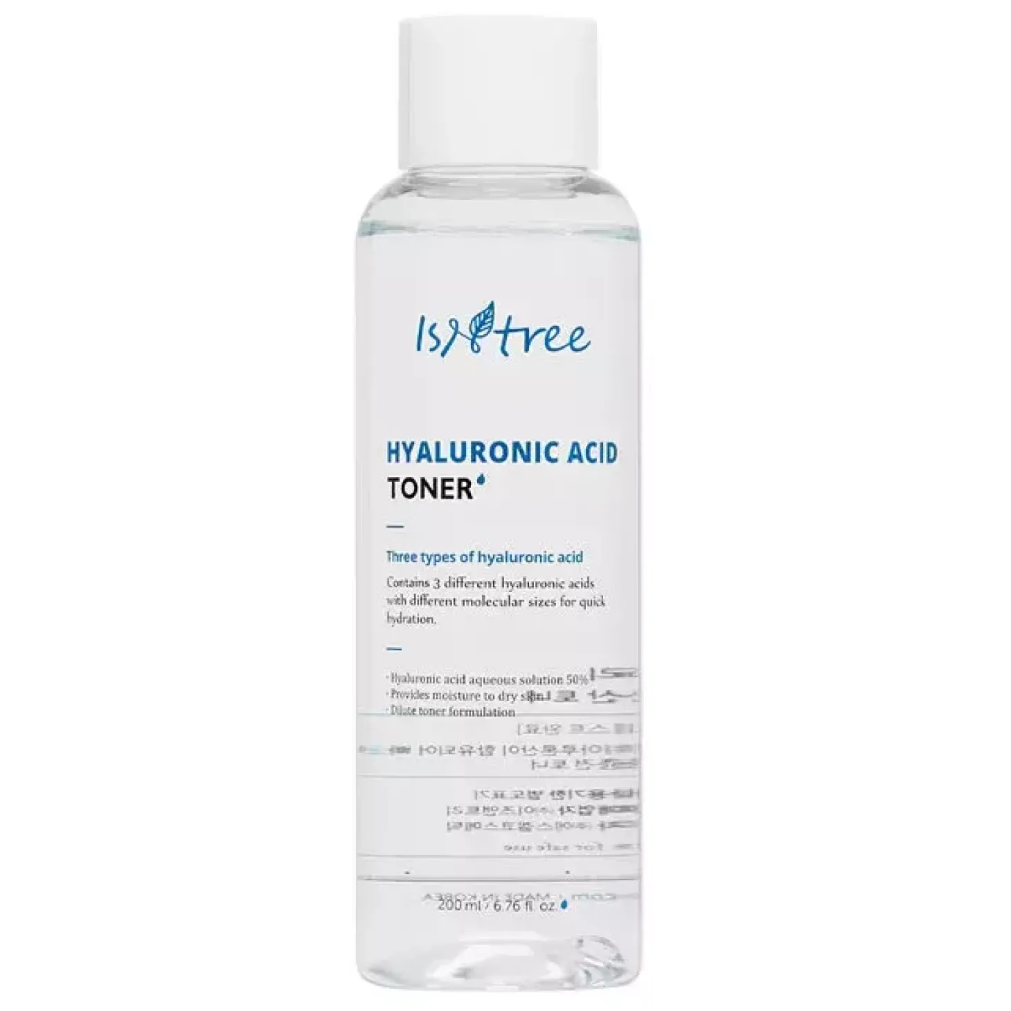 Isntree - Hyaluronic Acid Toner - Tonik Nawilżający z Kwasem Hialuronowym - 200ml