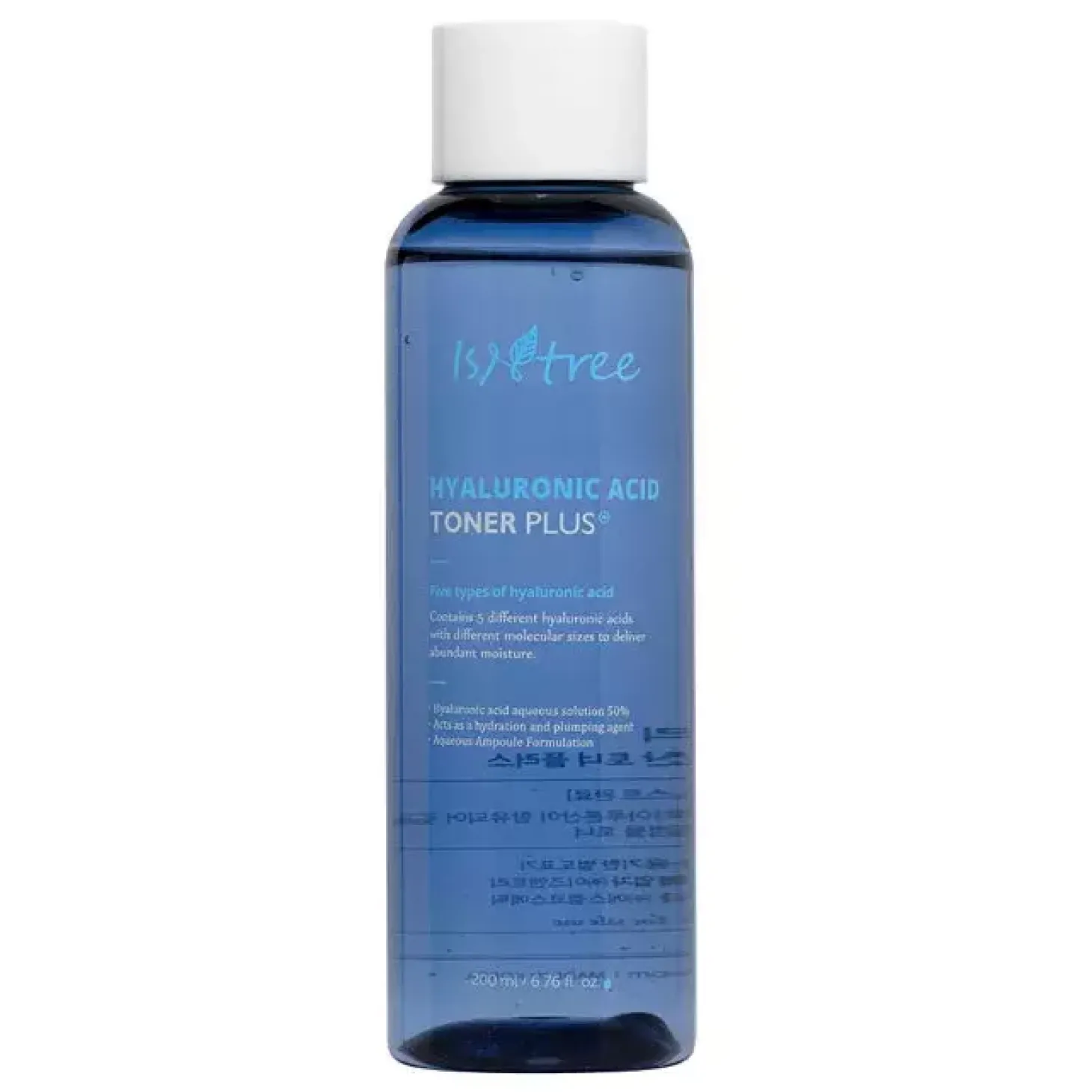 Isntree - Hyaluronic Acid Toner Plus - Nawilżający Tonik z Kwasem Hialuronowym - 200ml