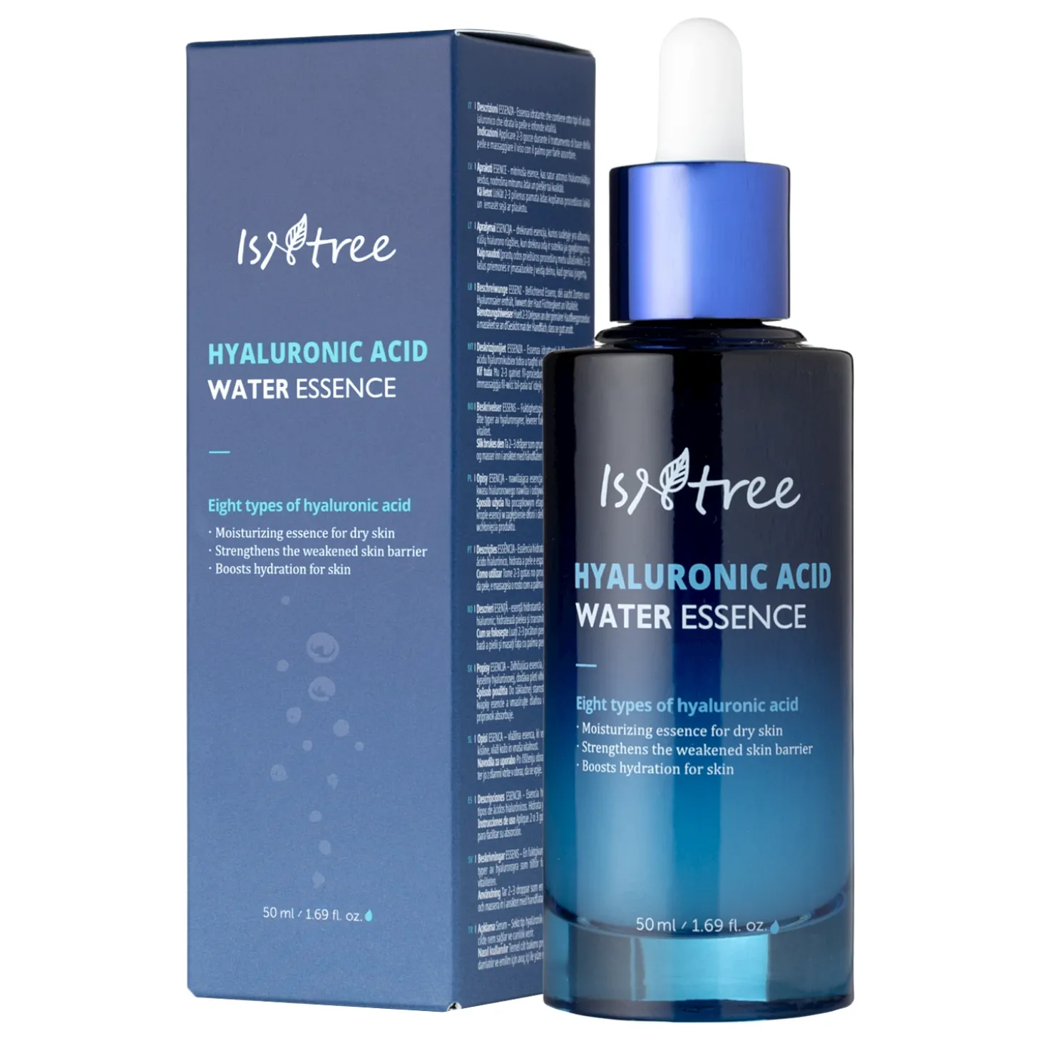 Isntree - Hyaluronic Acid Water Essence - Nawilżająca Esencja z Kwasem Hialuronowym - 50ml