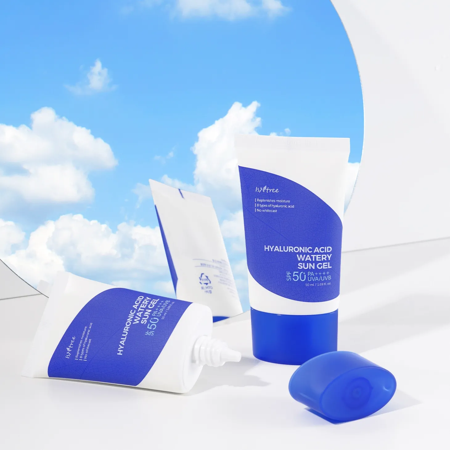 Isntree - Hyaluronic Acid - Watery Sun Gel SPF50+/PA++++ - Lekki Krem Ochronny do Twarzy - 50ml