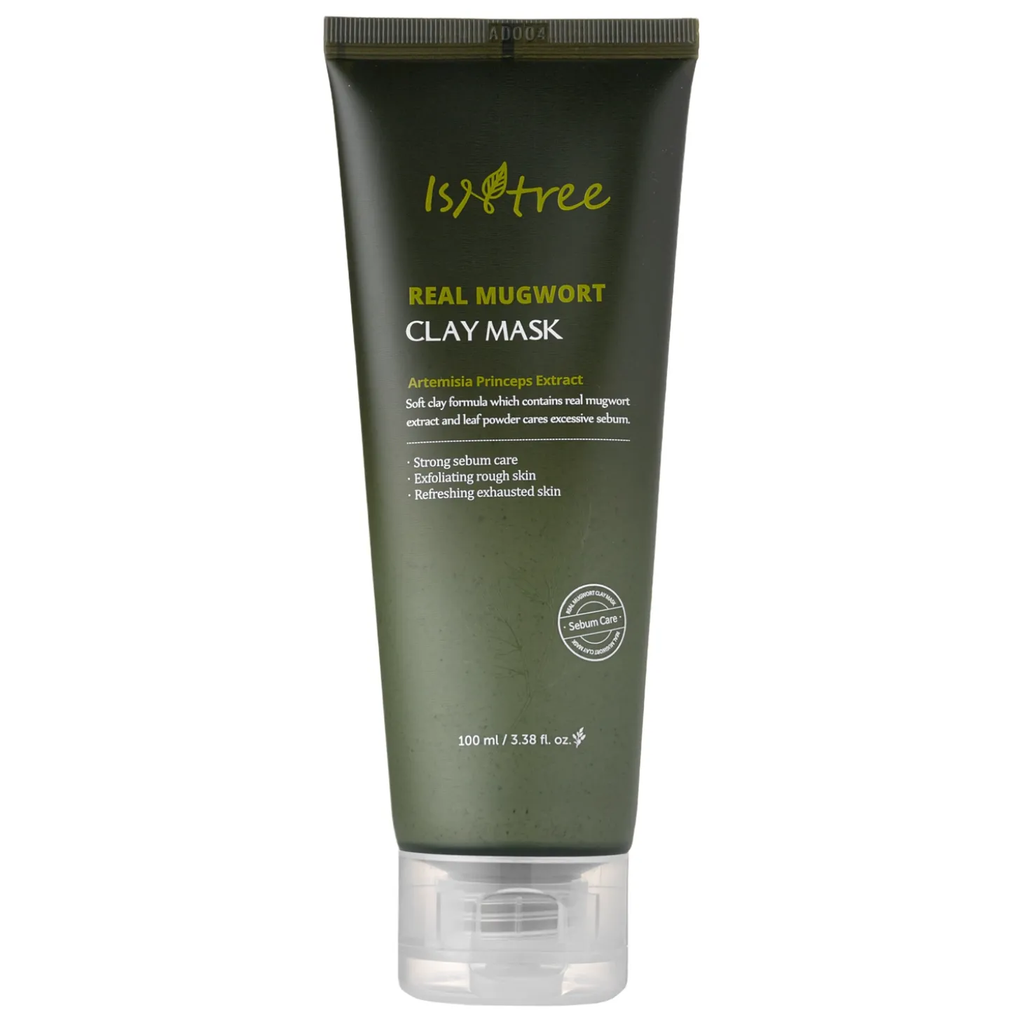 Isntree - Real Mugwort Calming Clay Mask - Maska Glinkowa z Bylicą - 100ml