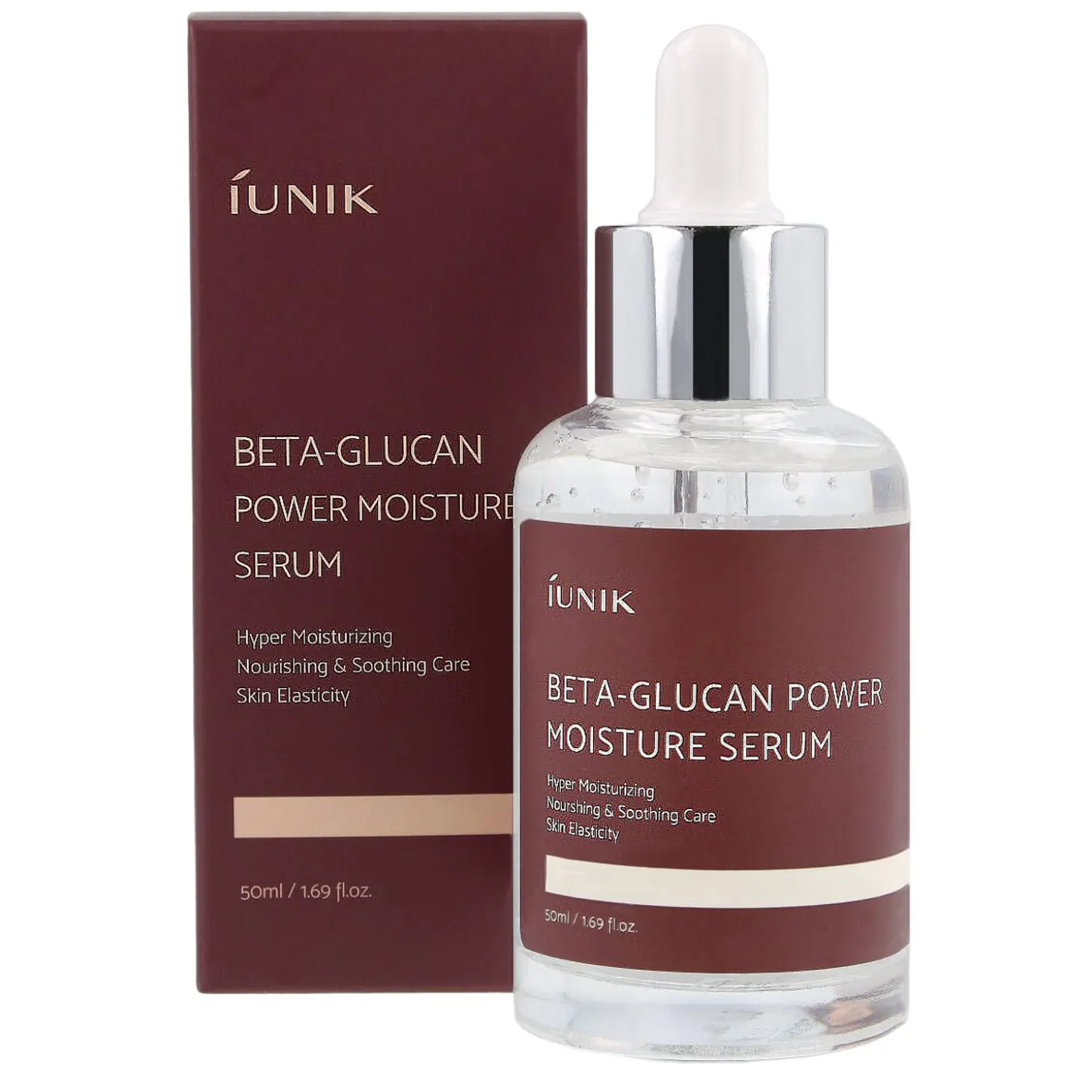 iUNIK - Beta-Glucan Power Moisture Serum - Nawilżająco-Kojące Serum do Twarzy - 50ml