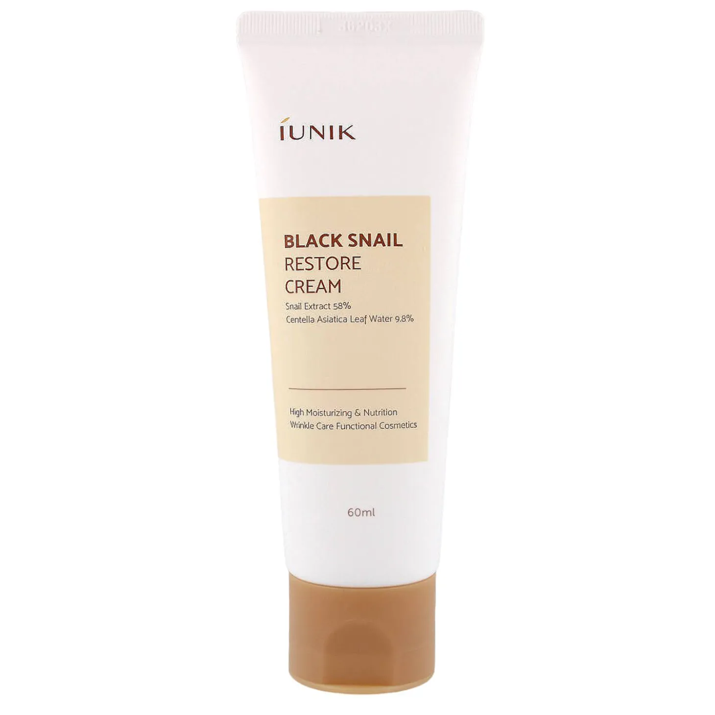 iUNIK - Black Snail Restore Cream - Regenerujący Krem do Twarzy - 60ml