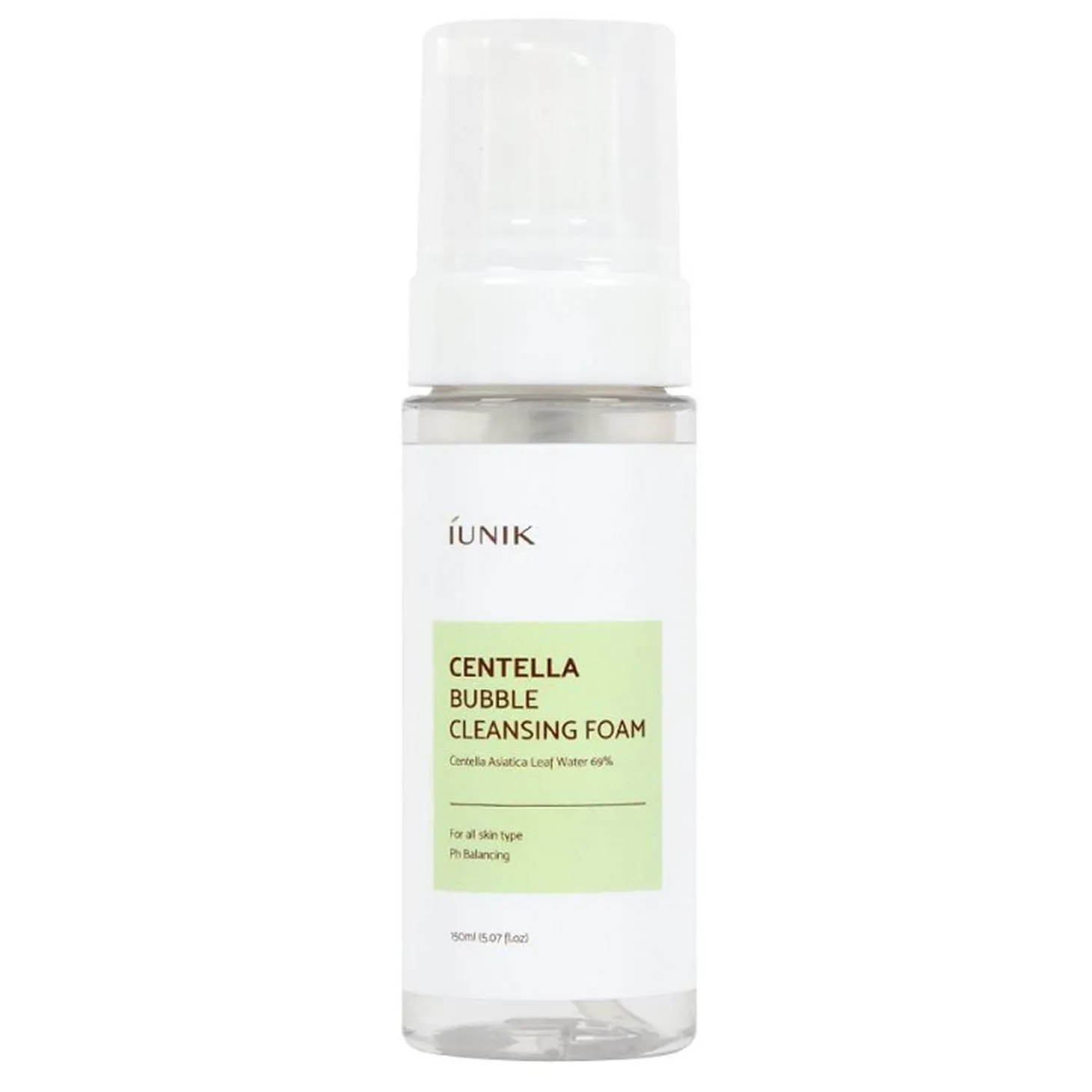 iUNIK - Centella Bubble Cleansing Foam - Pianka Myjąca z Wąkrotą Azjatycką - 150ml