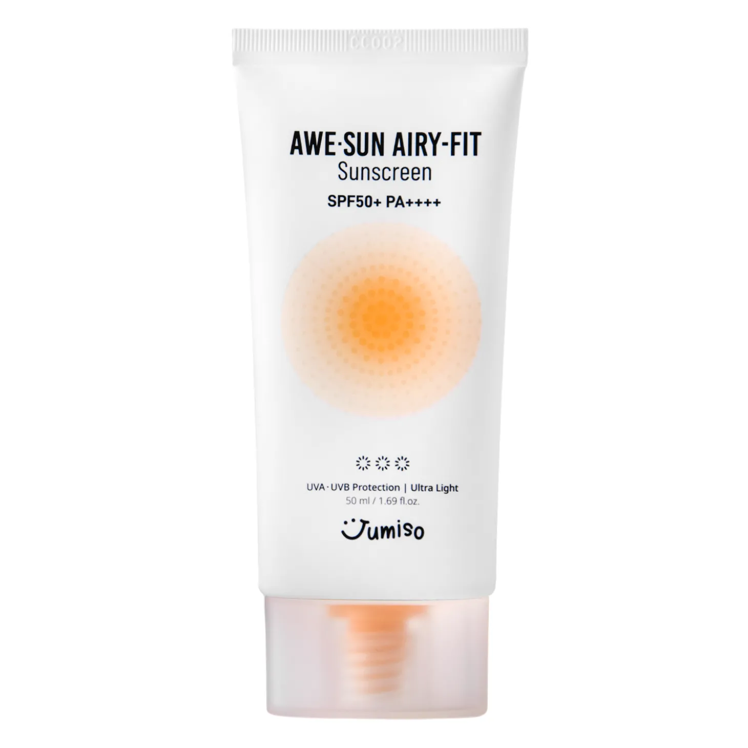 Jumiso - Awe-Sun Airyfit Sunscreen SPF50+ PA++++ - Krem z Filtrem do Twarzy - 50ml