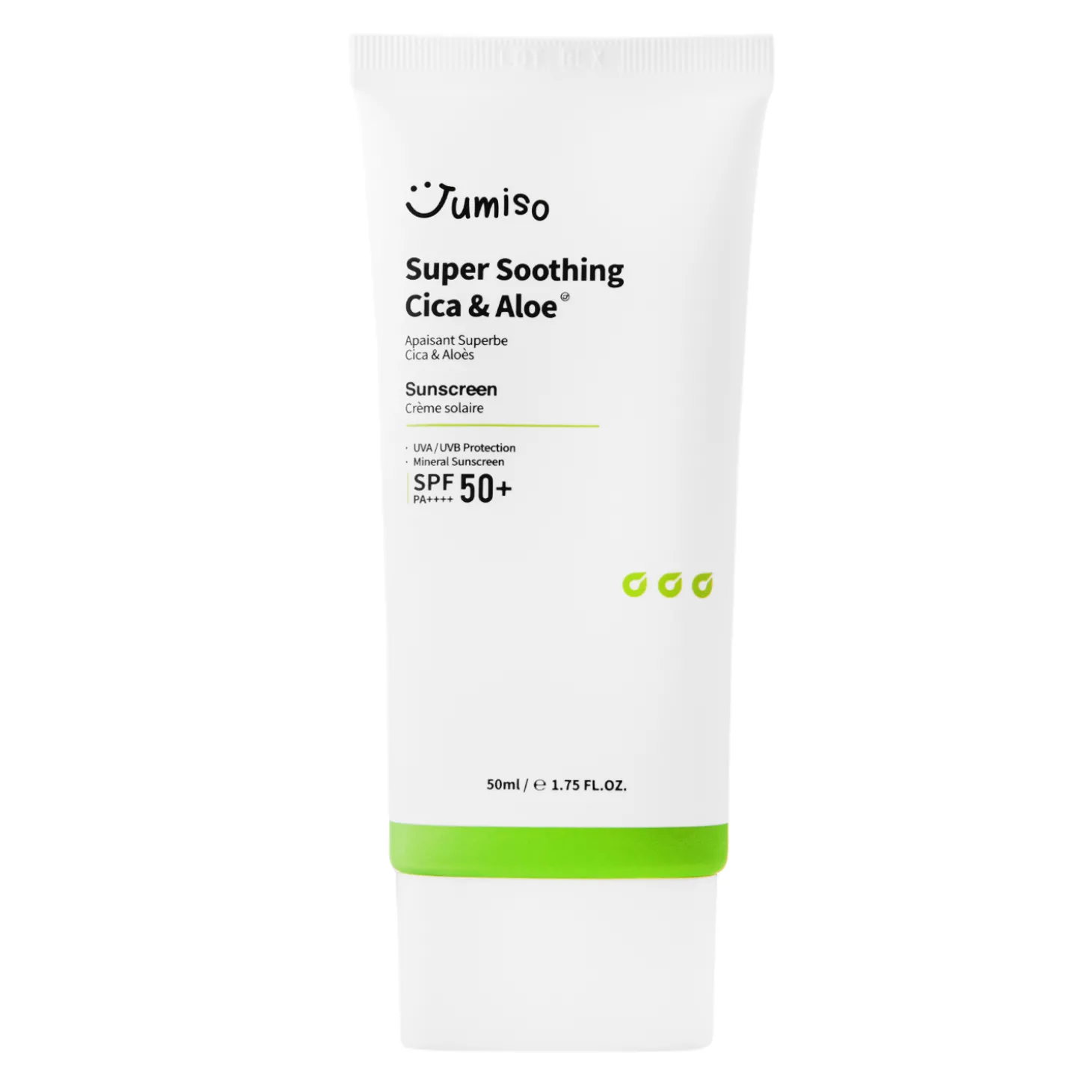 Jumiso - Super Soothing Cica & Aloe Sunscreen SPF50+ PA++++ - Kojący Krem z Filtrem - 50ml
