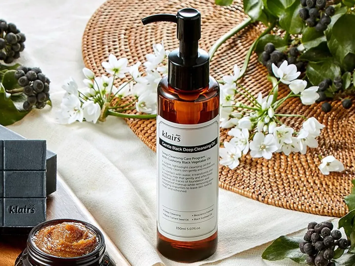 Klairs - Gentle Black Deep Cleansing Oil - Olejek do Demakijażu - 150ml