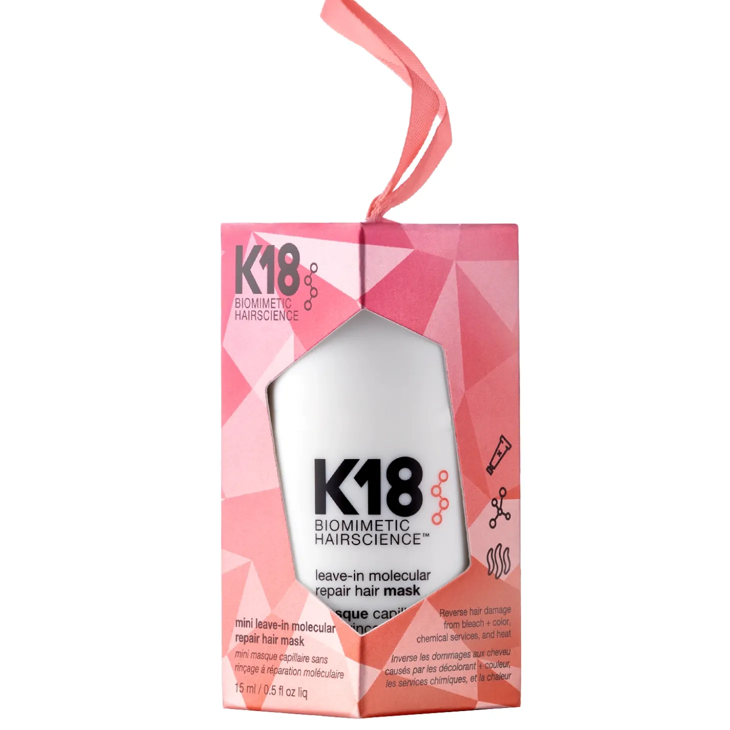 K18 - Leave-in Molecular Repair Hair Mask - Odbudowująca Maska do Włosów Bez Spłukiwania - 15ml
