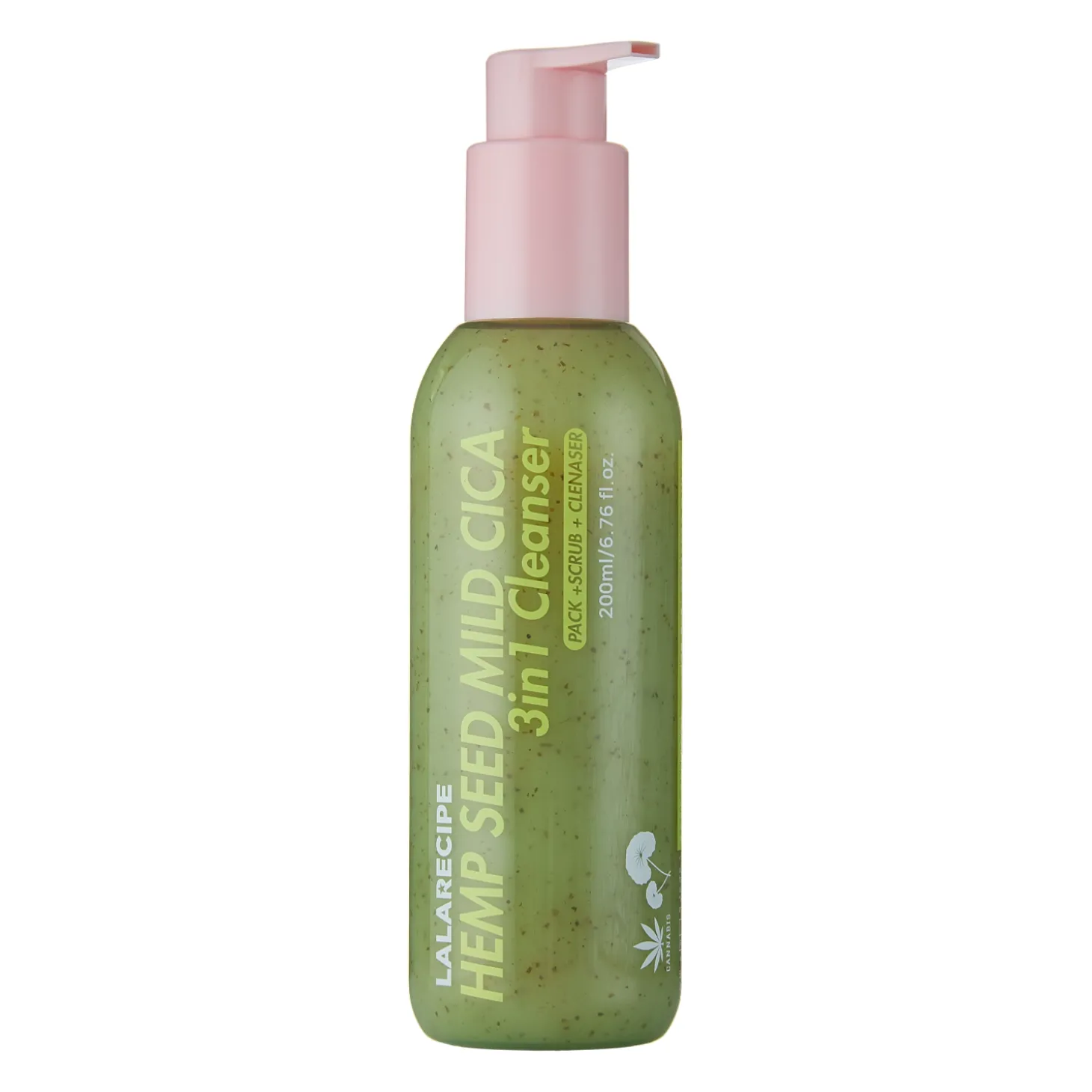 LalaRecipe - Hempseed Mild Cica 3in1 Cleanser - Wygładzająca Pianka do Oczyszczania Twarzy - 200ml