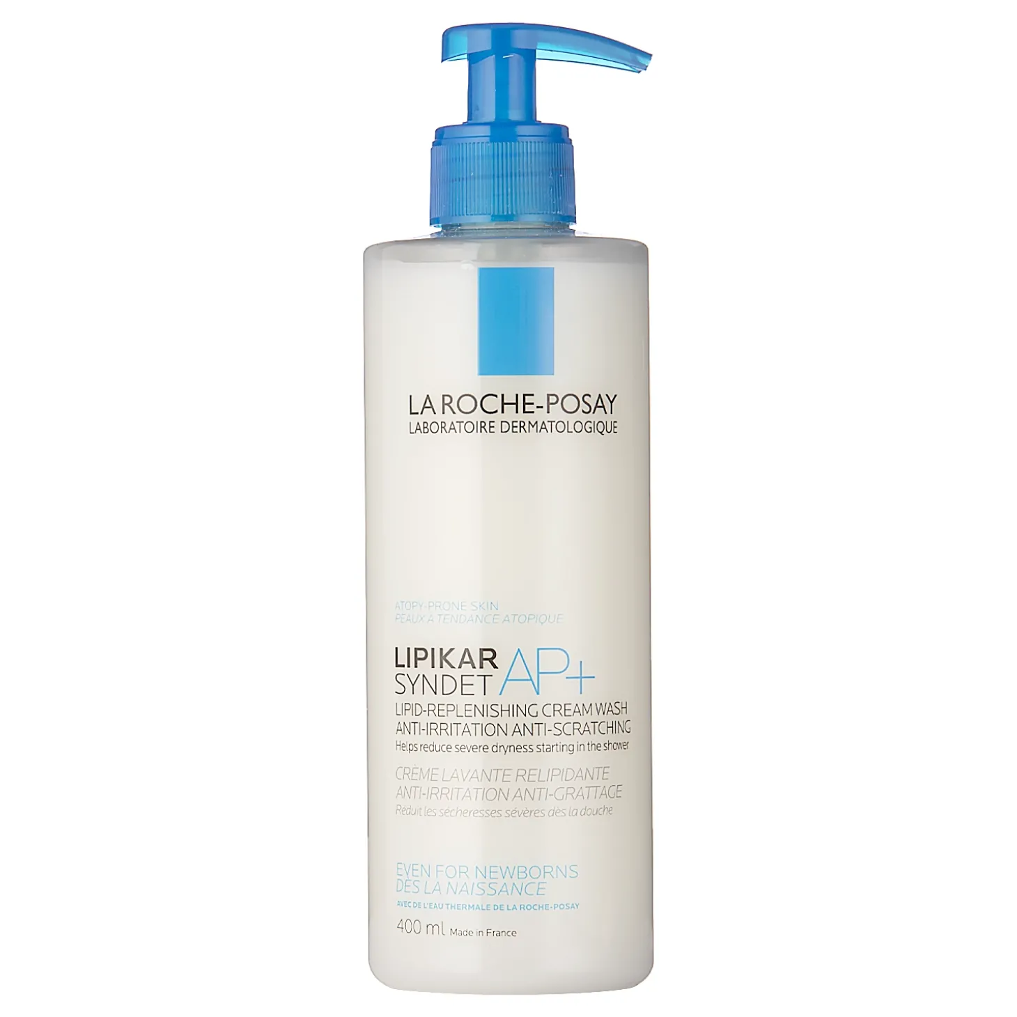 La Roche-Posay - Lipikar Syndet AP+ - Krem Myjący Uzupełniający Poziom Lipidów - 400ml