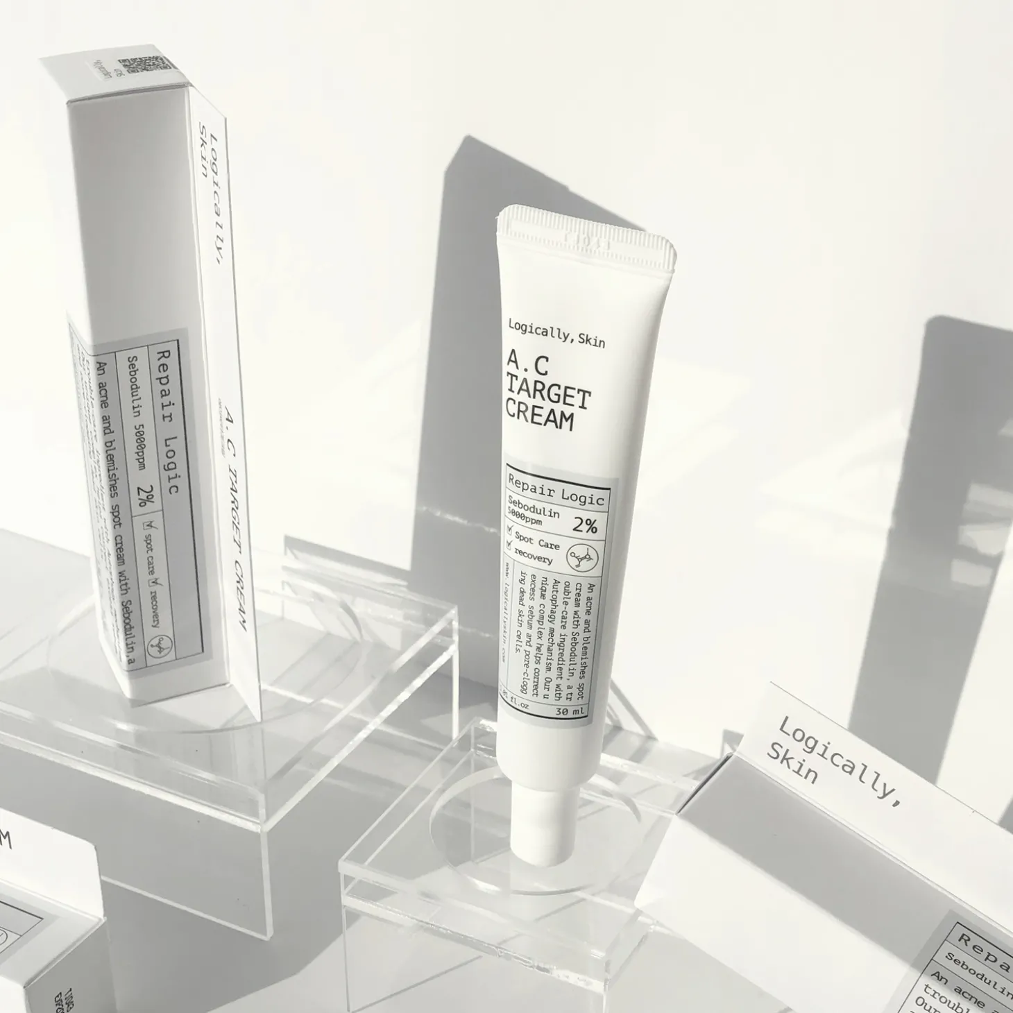 Logically, Skin - A.C Target Cream - Kojący Krem Punktowy na Niedoskonałości - 30ml
