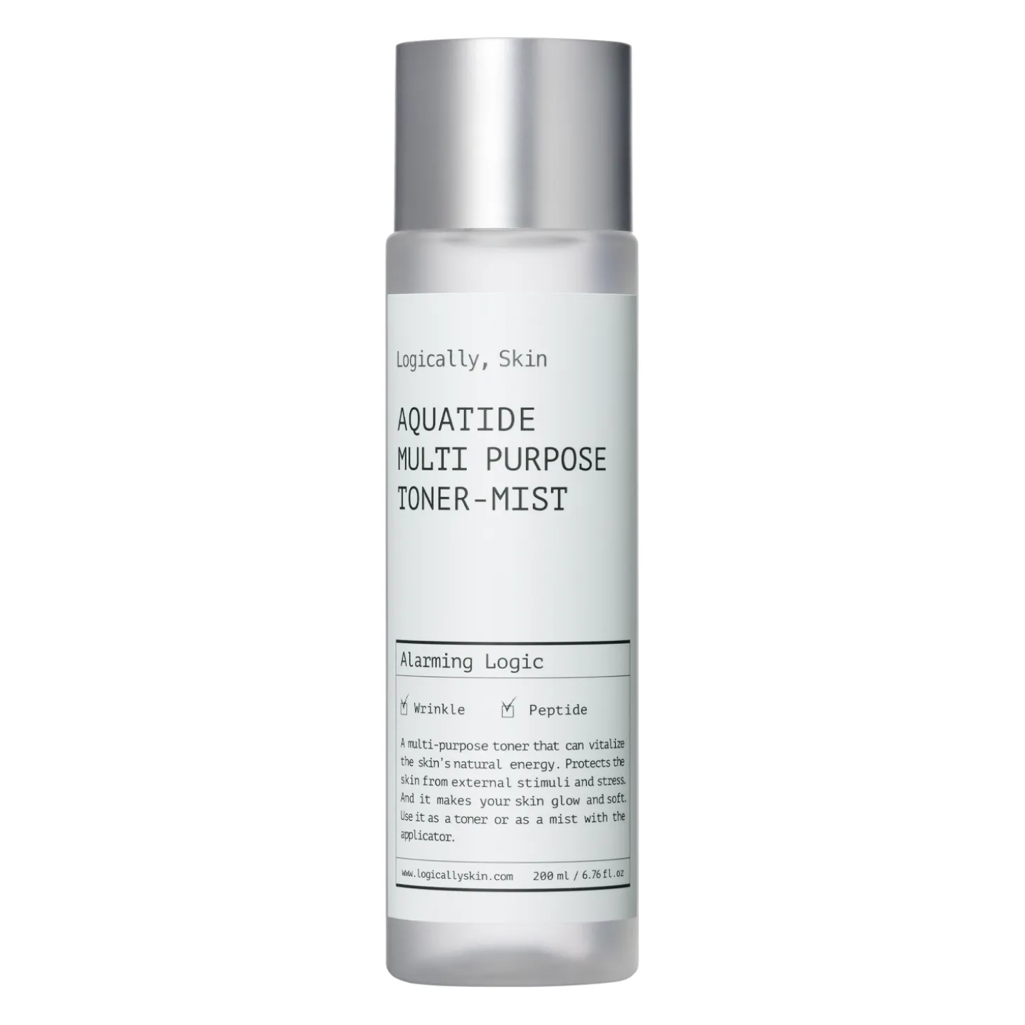 Logically, Skin - Aquatide Multi Purpose Toner Mist - Nawilżający Tonik do Twarzy - 200 ml