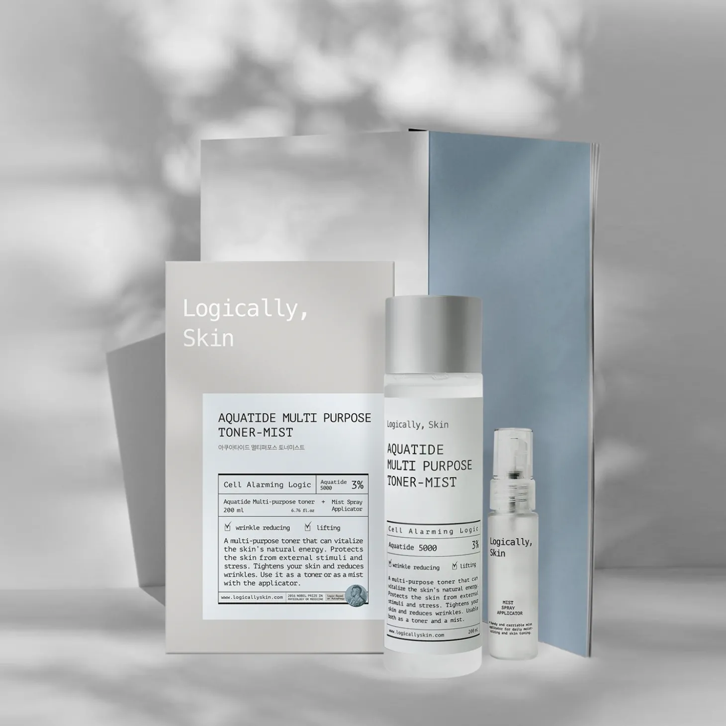 Logically, Skin - Aquatide Multi Purpose Toner Mist - Nawilżający Tonik do Twarzy - 200 ml