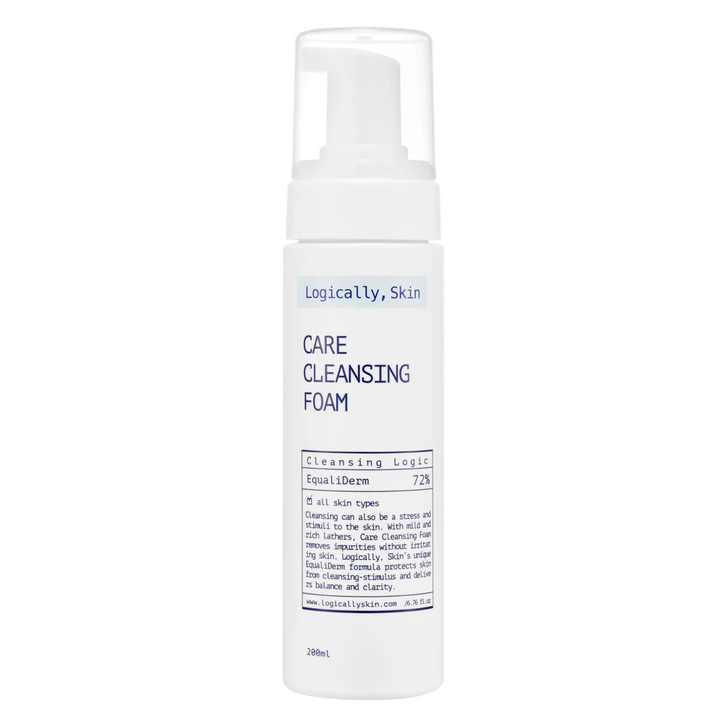 Logically, Skin - Care Cleansing Foam - Oczyszczająca Pianka do Twarzy - 200 ml