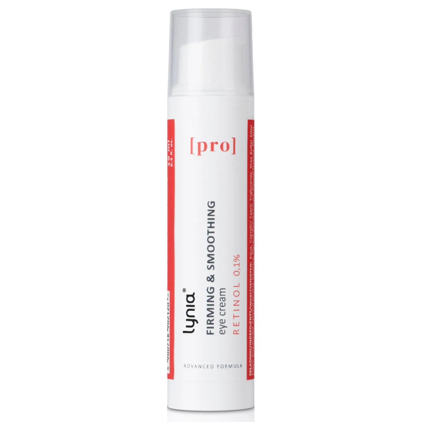 Lynia - Pro - Krem Pod Oczy z Retinolem 0,1% oraz Kofeiną - 15ml