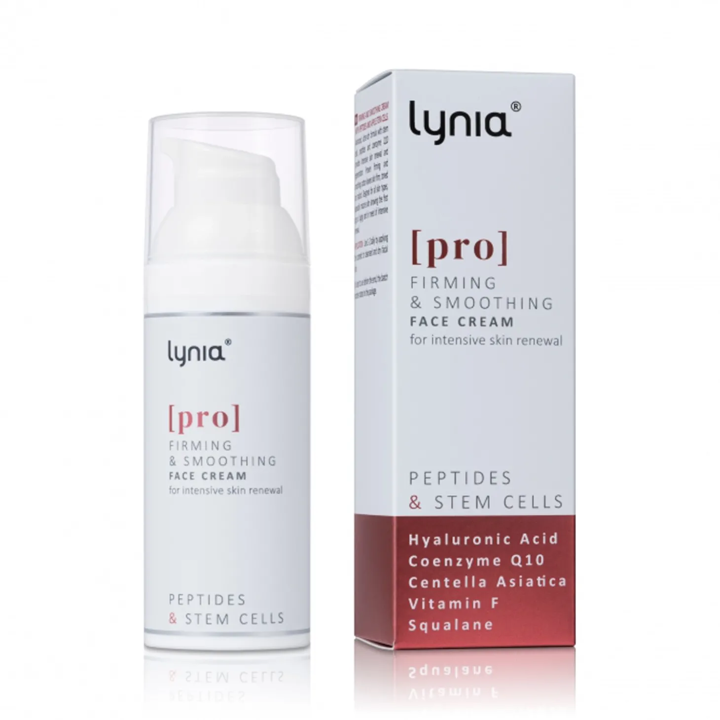 Lynia - Pro - Krem Ujędrniająco - Wygładzający z Peptydami i Komórkami Macierzystymi - 50ml