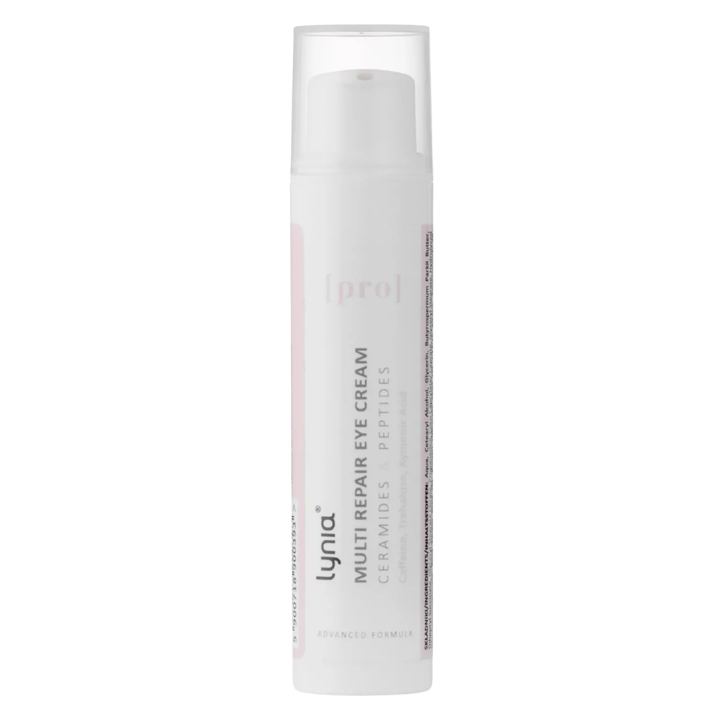 Lynia - Pro - Multi Repair Eye Cream - Bogaty Krem pod Oczy z Ceramidami, Peptydami i Kofeiną - 15ml