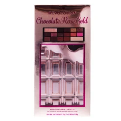 Makeup Revolution - I Heart Revolution Chocolate - Paleta Cieni do Powiek - Rose Gold - 22g