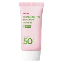Ma:nyo - Foundation-Free Sun Cream Moisture SPF50+ PA++++ - Tonujący Krem Przeciwsłoneczny - 50ml