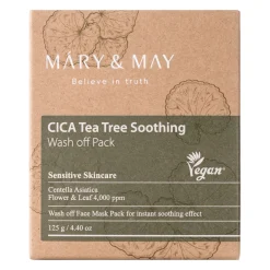 Mary&May - CICA Tea Tree Soothing Wash off Pack - Maseczka Glinkowa - 125g