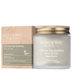 Mary&May - CICA Tea Tree Soothing Wash off Pack - Maseczka Glinkowa - 125g