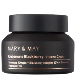 Mary&May - Idebenone Blackberry Intense Cream - Przeciwzmarszczkowy Krem z Idebenonem - 70g