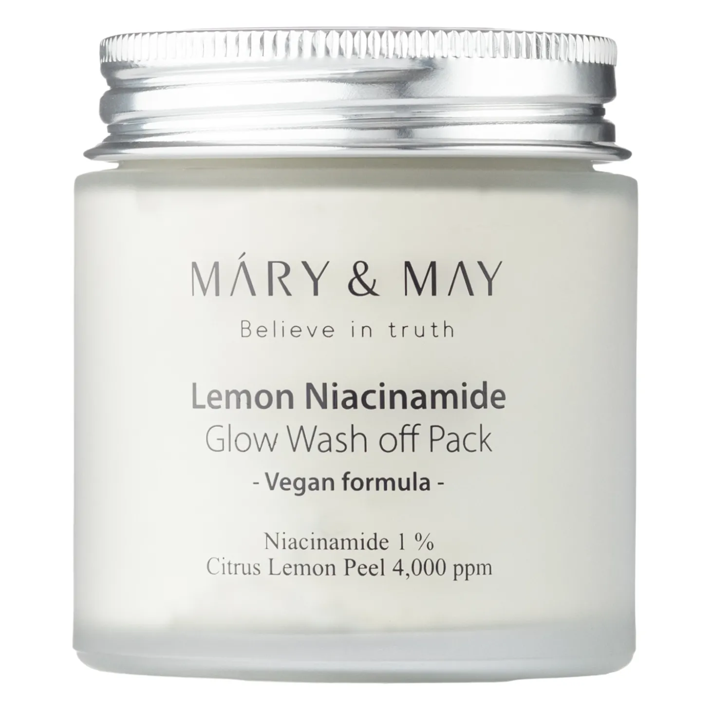 Mary&May - Lemon Niacinamide Glow Wash off Pack - Glinkowa Maska Rozjaśniająca - 125g