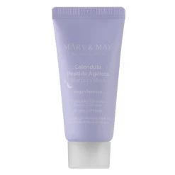 Mary&May - Vegan Calendula Peptide Ageless Sleeping Mask - Łagodząco-Ujędrniająca Maseczka na Noc - 30g