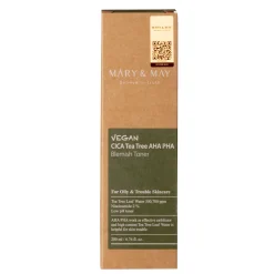 Mary&May - Vegan CICA Tea Tree AHA PHA Toner - Wegański Tonik z Kwasami - 200ml